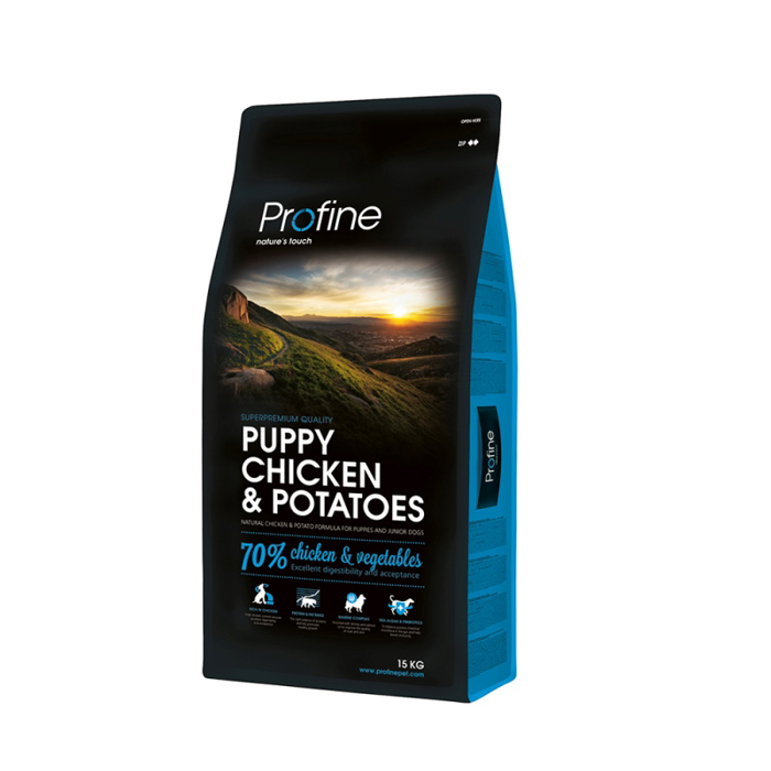 Profine Xira Trofi Skulou Puppy Kotopoulo & Patata 12Kg